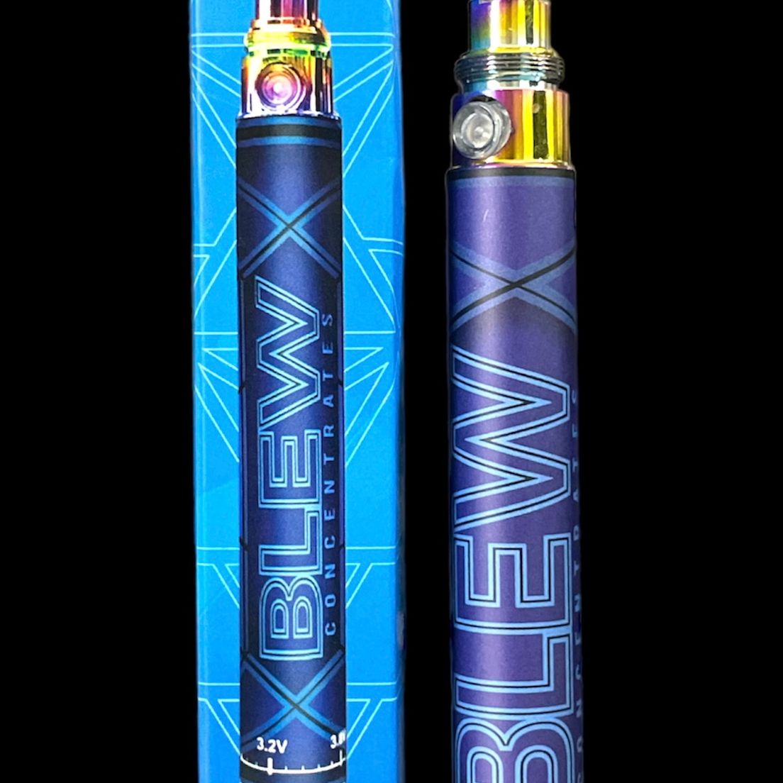 1. Blew 510 Thread Adjustable Voltage Battery (Charger Not Included) - Blue