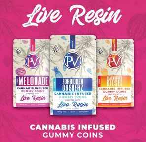 100mg Melonade LR Gummy Coins - PLATINUM VAPE