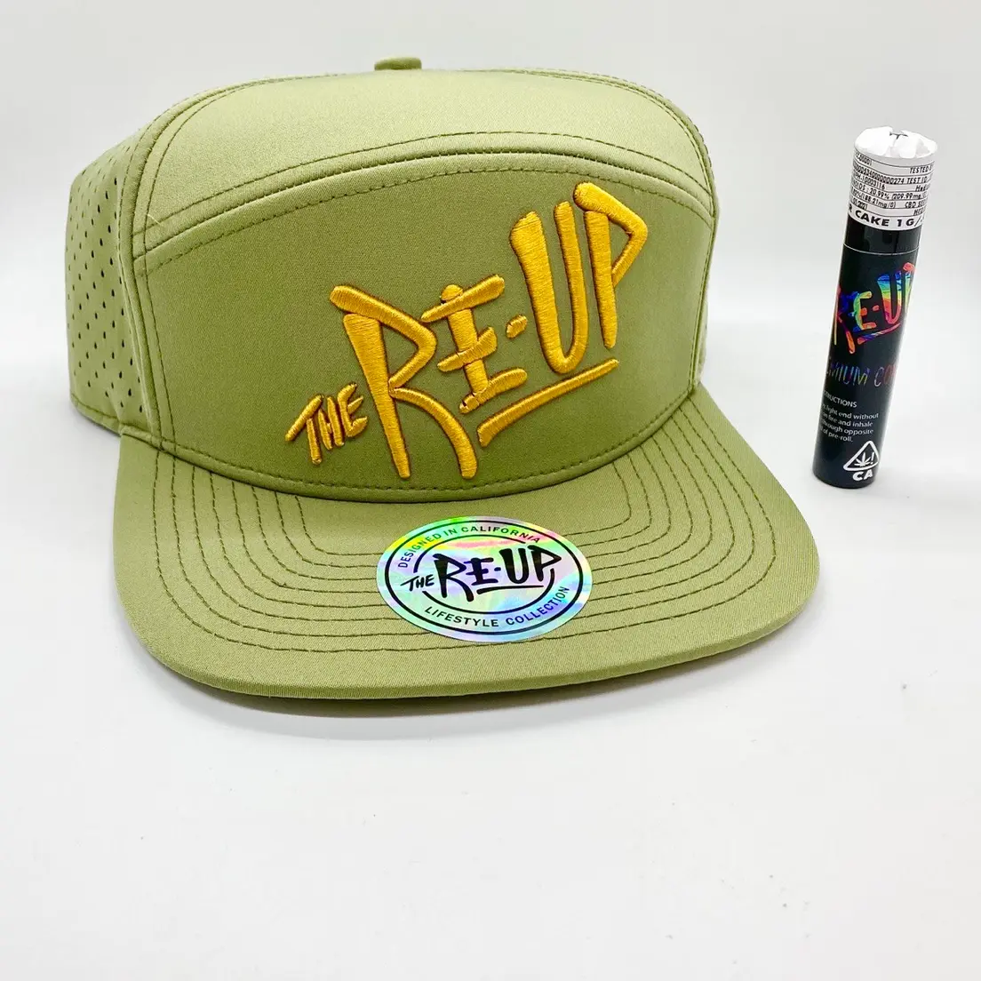 PRE-ORDER ONLY Deal! $24 Green Goddess Edition Snapback - The Re-Up Performance Line + Preroll