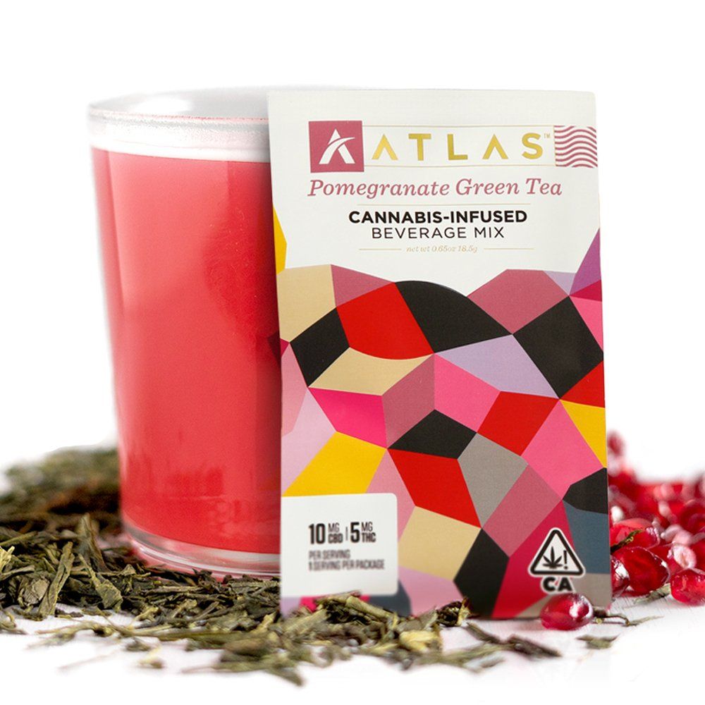 [Atlas] CBD Beverage Mix - 2:1 - Pomegranate Green Tea