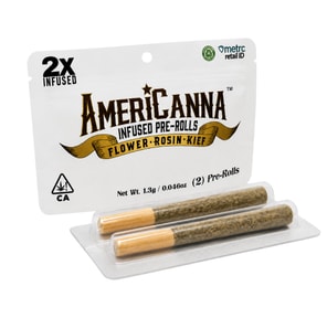 AmeriCanna Infused Pre-Roll 2pk Peanut Butter & Jelly 1.3g