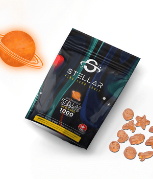 1000mg Creamsicle Galaxy Gummies by Stellar Treats