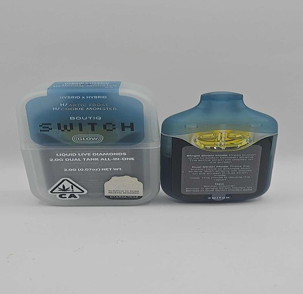 Boutiq Switch / Glow - Disposable - Artic Frost x Cookie Monster - 2G