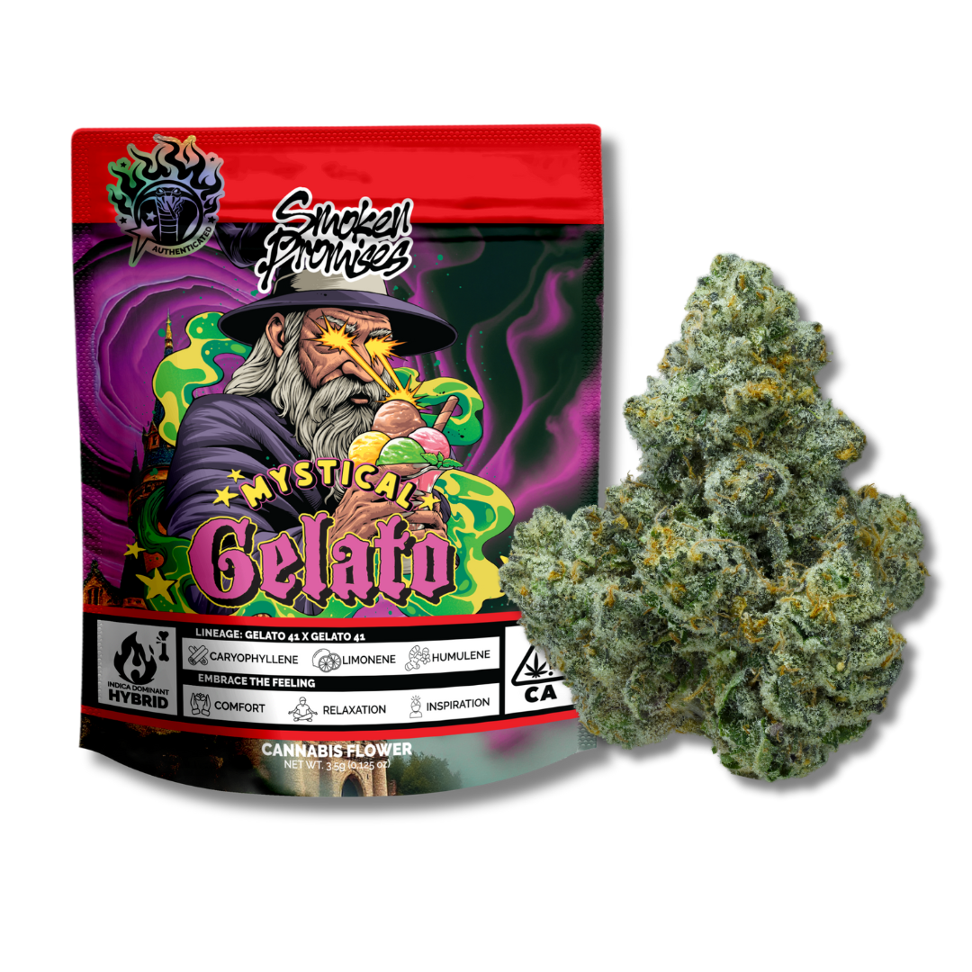 Smoken Promises | Flower | 3.5g | Mystical Gelato