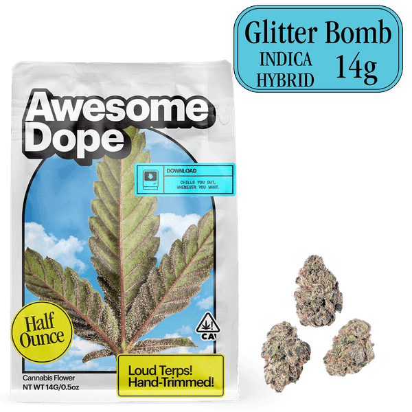 Awesome Dope | Flower | 14g | Smalls | Glitter Bomb