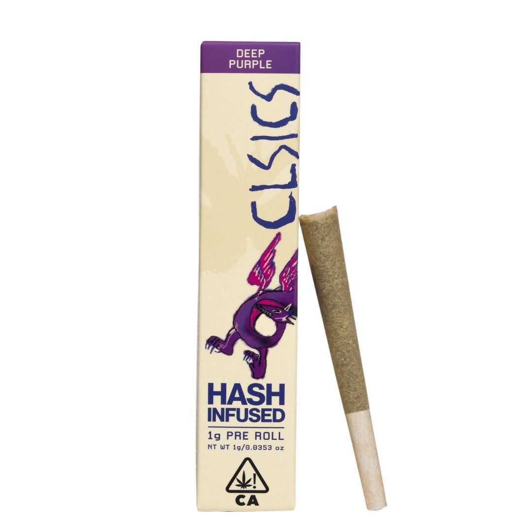 CLSICS Hash Infused Pre-roll Deep Purple 1g