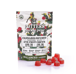 PRE-ORDER ONLY Potters - Prickly Pear 1:1 Balance - Live fruit chew Sugar-Free Gummies - 40 g