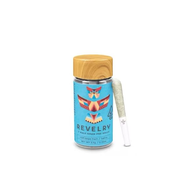 Revelry Herb Co - Strawberry Smash - Sativa - Pre Roll 7pk 3.5g