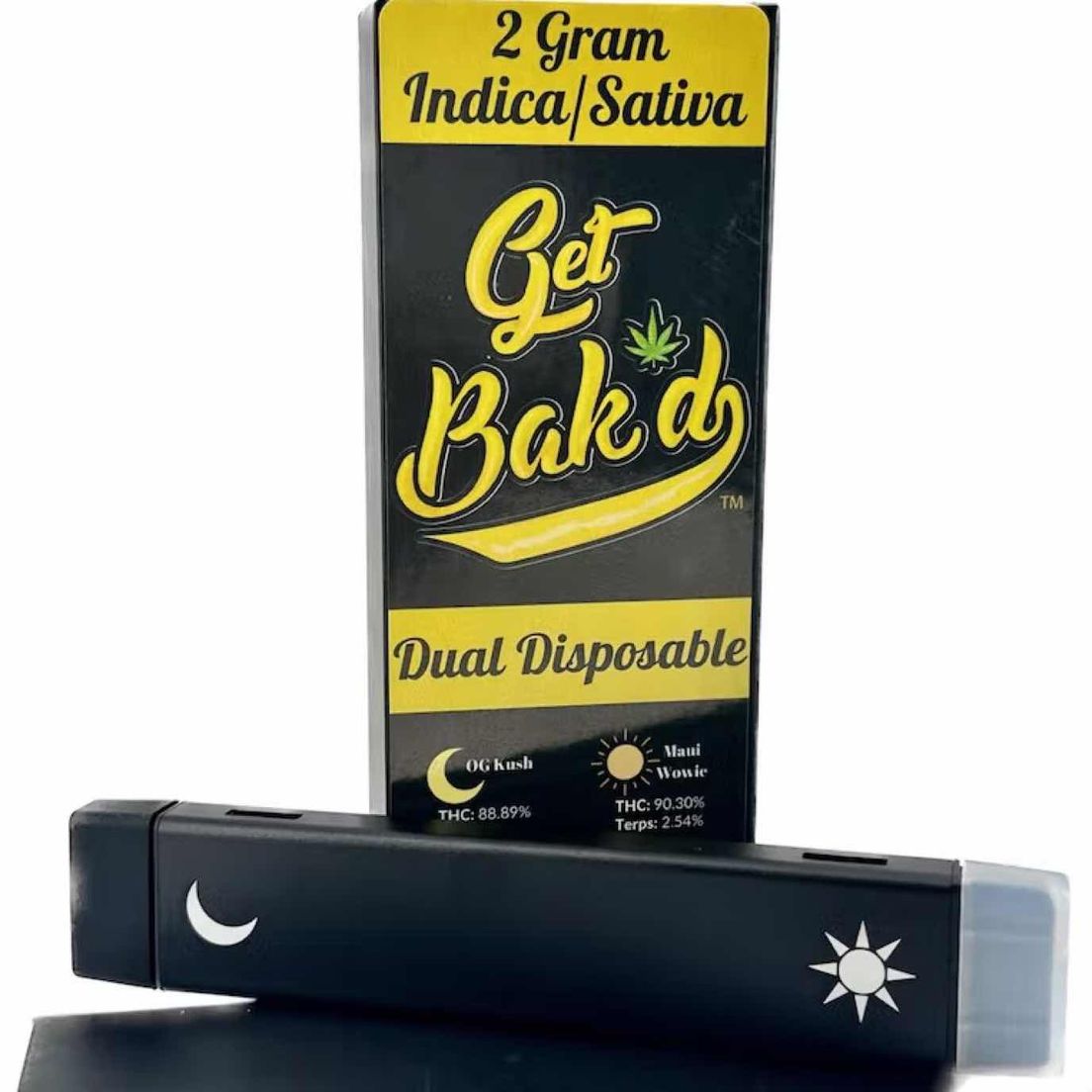 Bak'd 2G Disposable Indica/Sativa (24K Punch / Tigers Blood)