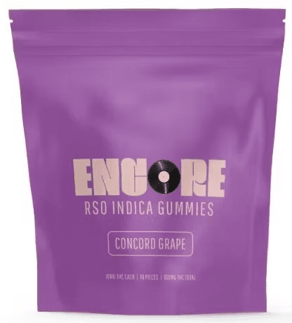 Encore Gummies 100mg 10pk RSO Concord Grape (G-I-5)
