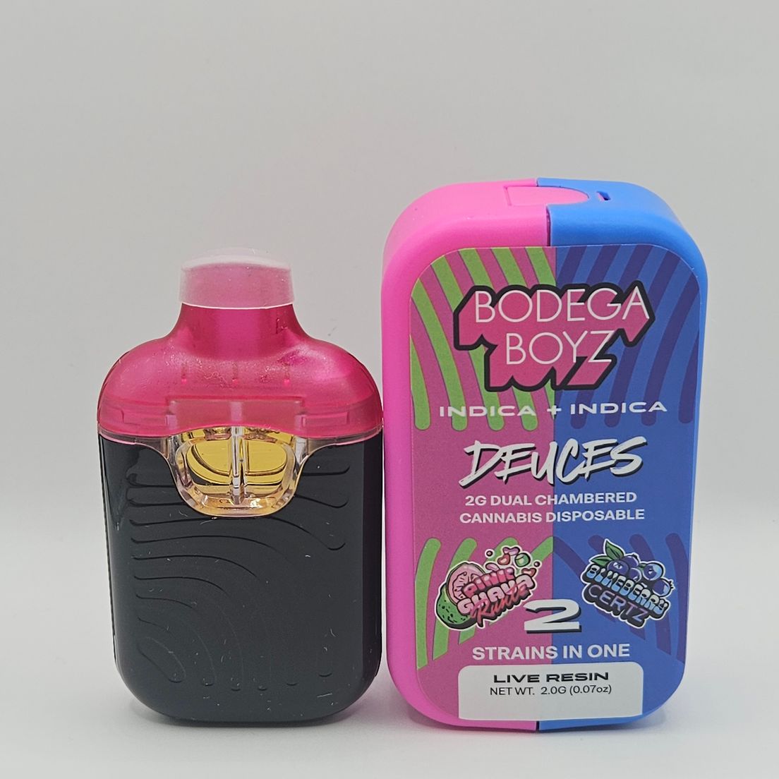 Bodega Boyz - Disposable - Pink Guava Runtz x Blueberry Certz - 2G