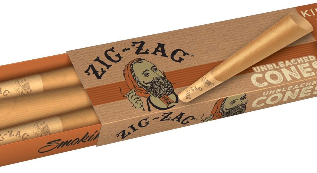 Zig Zag - Unbleached King Size Cones (3pck)