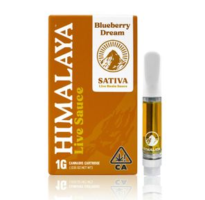 Himalaya- BLUEBERRY DREAM 1G LIVE RESIN CARTRIDGE
