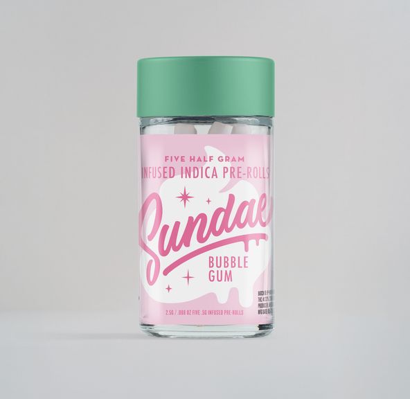 Sundae - Bubblegum 5pk Infused Pre Rolls 2.5g