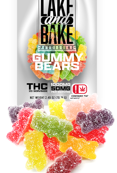 1000mg Gummy Bears -20pk
