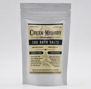 Creek Melody CBD Bath Salts, 5oz - 500mg
