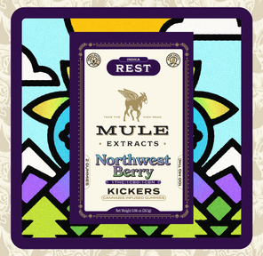Mule Extracts | NorthWest Berry | 2 pack: 100mg THC : 100mg CBD : 100mg CBN