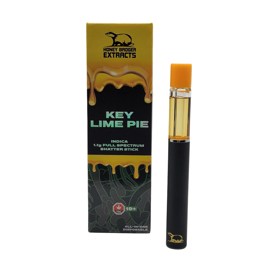 Key Lime Pie - 1.1G Disposable Shatter Pen by Honey Badger