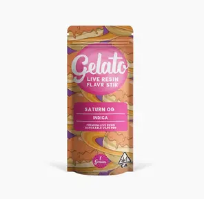 Gelato Live Resin AIO Vape Saturn OG 1g