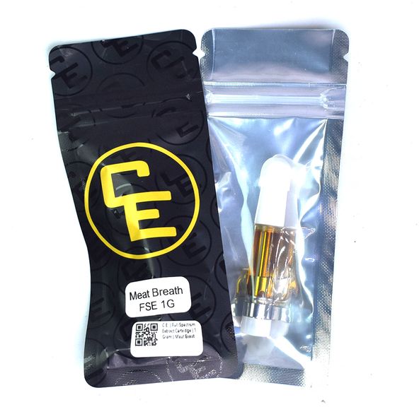 C.E. | Full Spectrum Extract Cartridge | 1 Gram | Meat Breath | Hybrid | $45.00