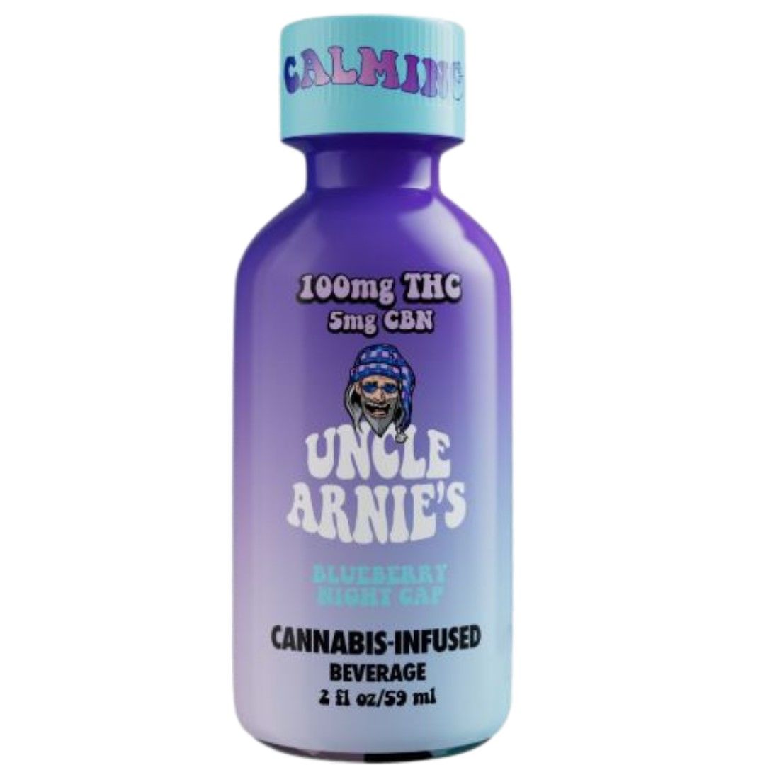 AAW Uncle Arnie's Shot Blueberry Night Cap 100mg THC / 5mg CBN