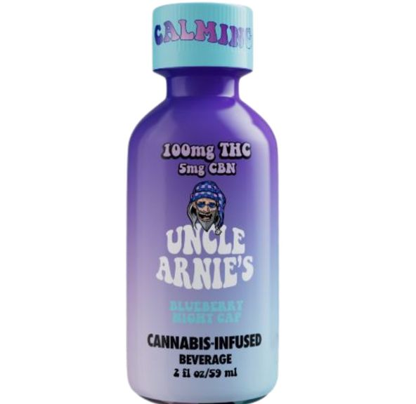 AAW Uncle Arnie's Shot Blueberry Night Cap 100mg THC / 5mg CBN