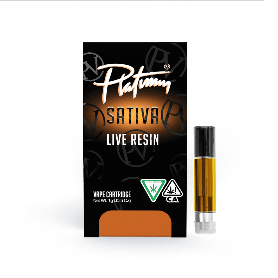 Platinum Vape Banana Munson 1g Live Resin Cartridge 91%