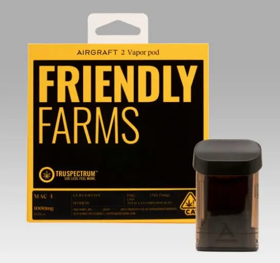 1g Mac 4 Cured Resin Vape Pod by Friendly Farms