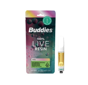 Buddies Live Resin Cartridge Solar Garlic 1g