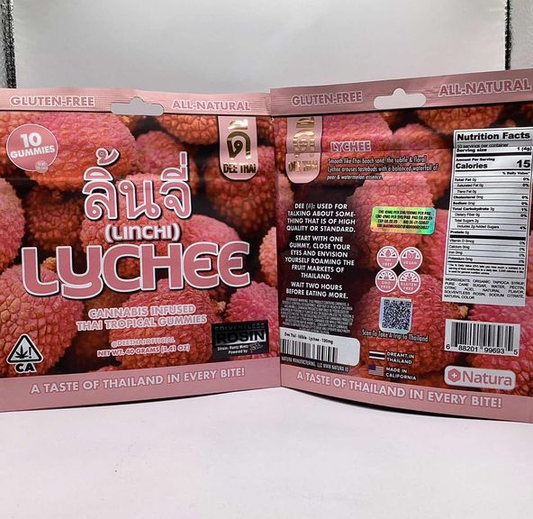 Dee Thai - Edible - Lychee - 100mg