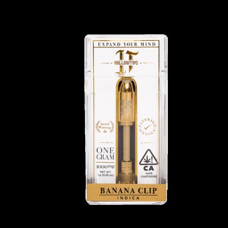 hollowtips - banana clip - 1g cartridge