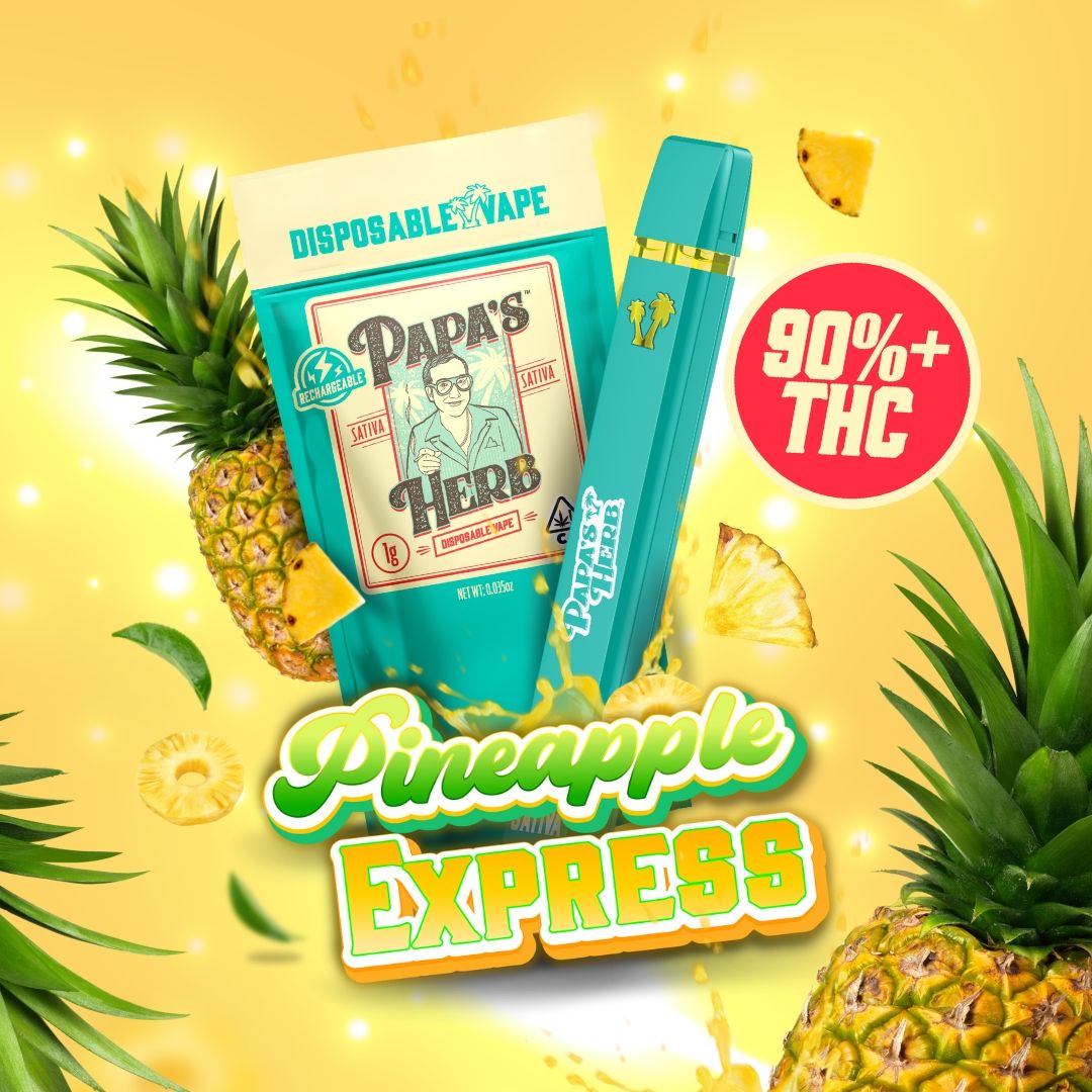 Papa's Herb - 1g Pineapple Express All In One Vape- PAPA'S HERB 1g