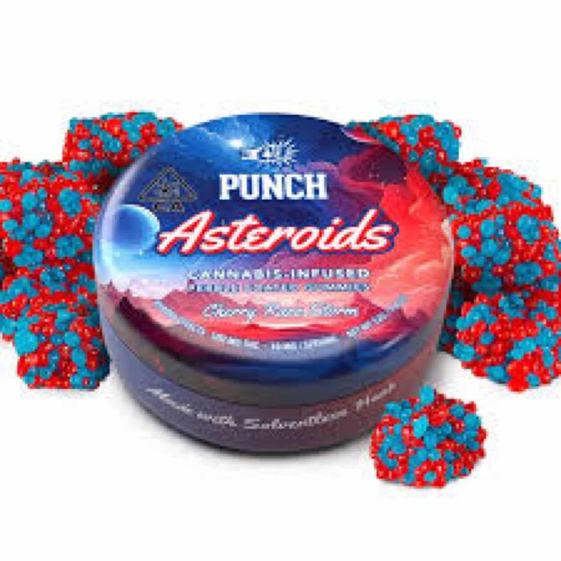 Punch - 100mg Asteroid Gummies (Cherry Razz Storm)