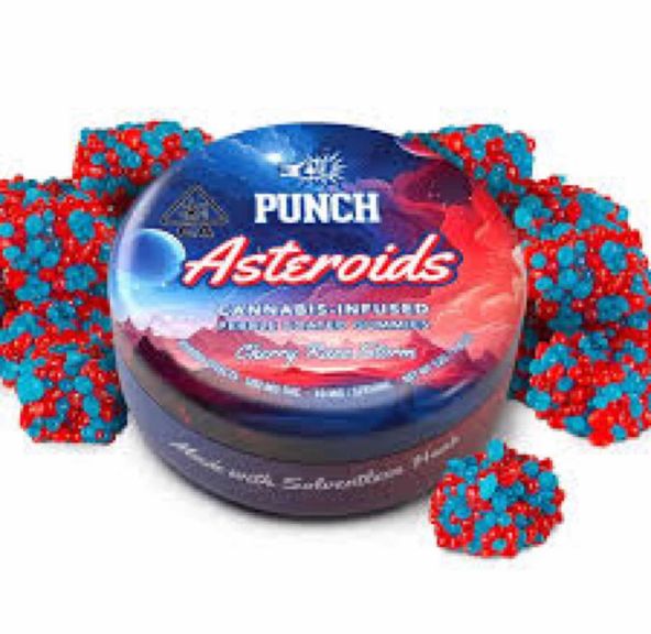 Punch - 100mg Asteroid Gummies (Cherry Razz Storm)