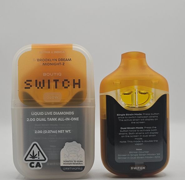 Boutiq Switch / Glow - Disposable - Brooklyn Dream x Midnight-Z - 2G