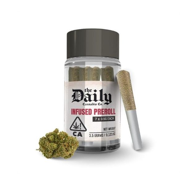 The Daily - Sour Tangie Infused 7pk Preroll 3.5g