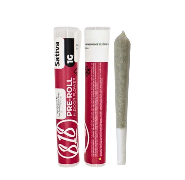 818 Brands- Hybrid Indoor Flower Preroll 1g (H)