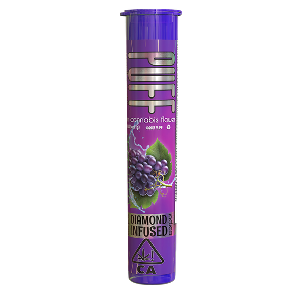 PUFF- GRAPENESS 1G DIAMOND INFUSED PREROLL