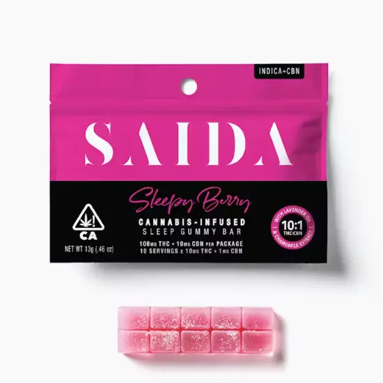 Gummy Bar - Sleepy Berry (Distillate, CBN) 13.00 g