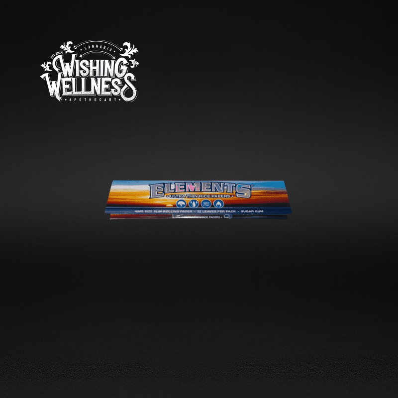 Elements | King Size Slim - Ultra Thin Rice Papers