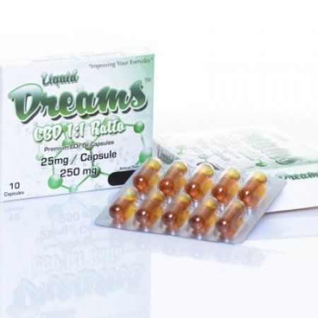 Liquid Dreams CBD 1:1 25mg - 10 Pk