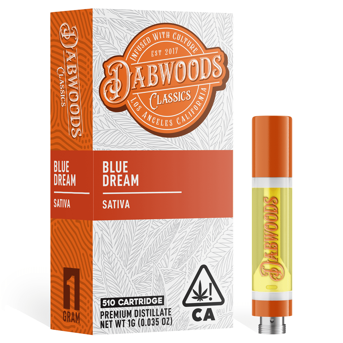 Dabwoods | Vape Cart | 1g | Distillate | Blue Dream