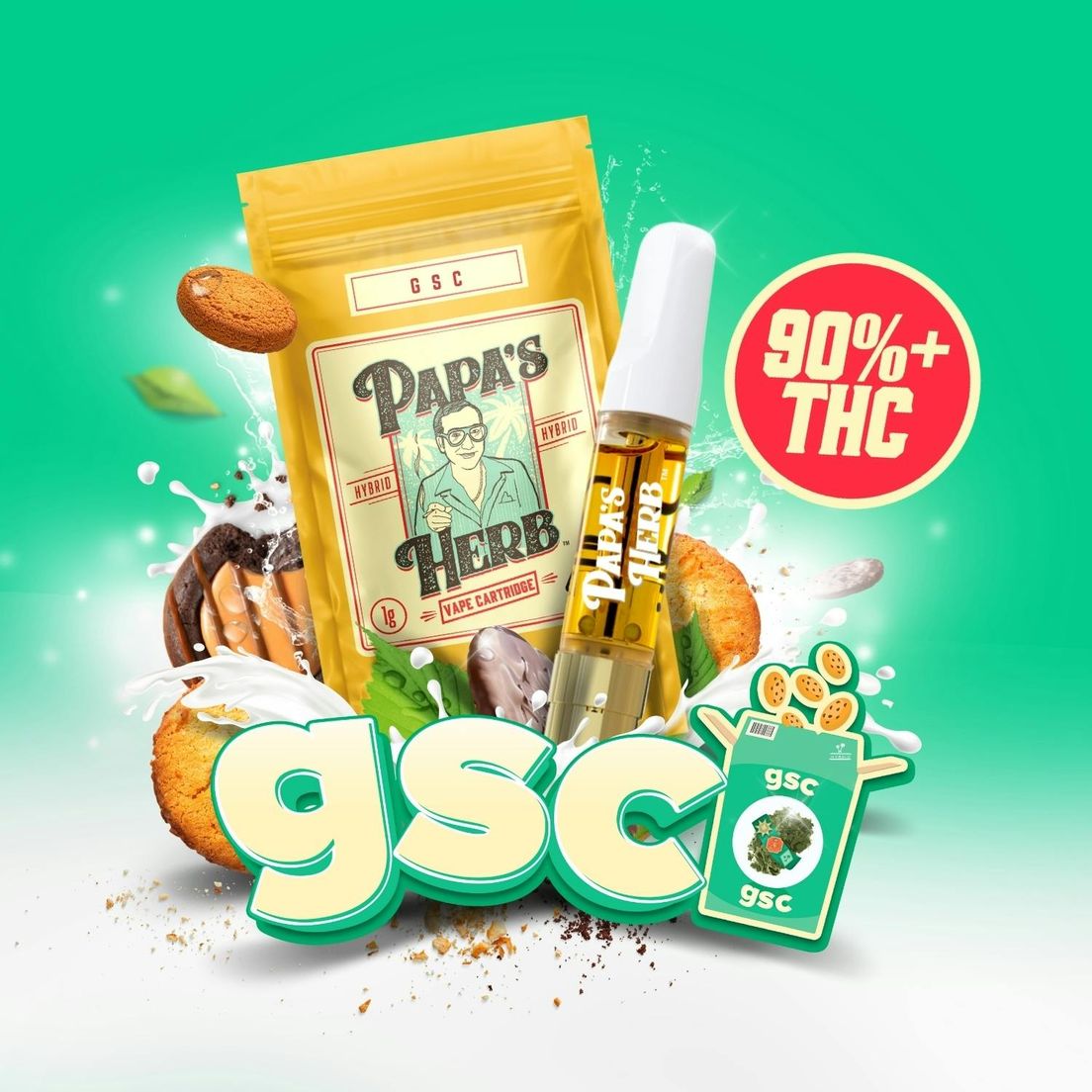 Papa's Herb - Vape Cart - 1g - GSC