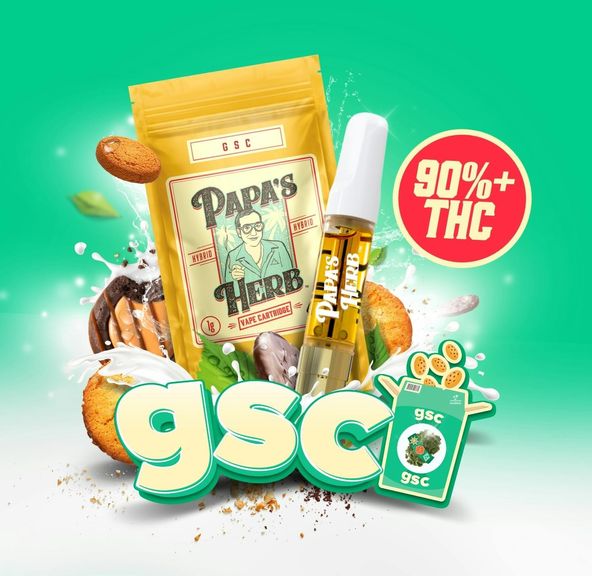 Papa's Herb - Vape Cart - 1g - GSC
