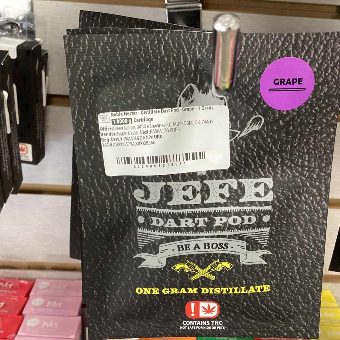 JEFE Grape Distillate Dart Pod