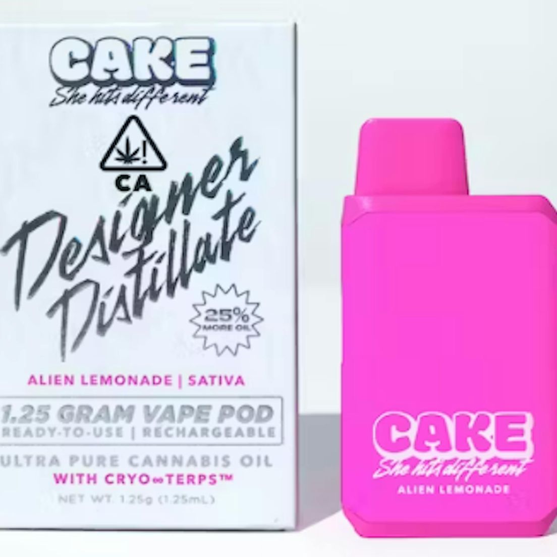 CAKE - Alien Lemonade - 1.25 Grams - Sativa - Designer Distillate