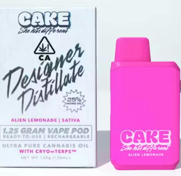 CAKE - Alien Lemonade - 1.25 Grams - Sativa - Designer Distillate