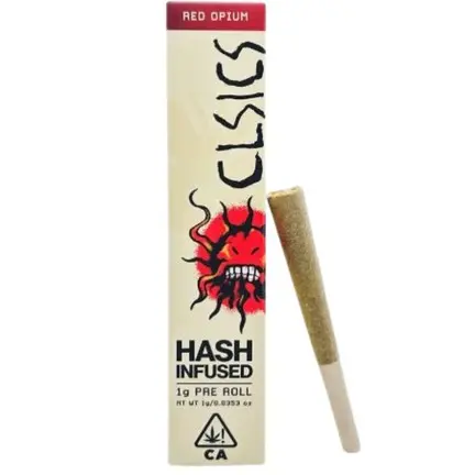 CLSICS Hash Infused Pre-roll Red Opium 1g