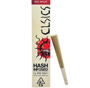 Hash Infused Pre-roll Red Opium 1.00 g
