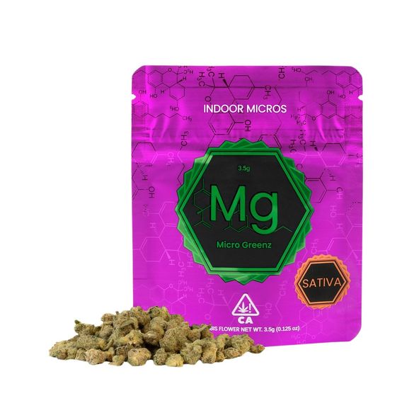 Micro Greenz Indoor Flower Micros Blueberry Haze x Cap Junky 3.5g